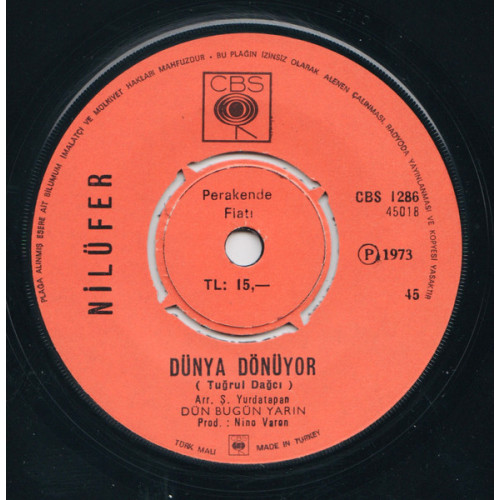 Nilüfer – Dünya Dönüyor / Neden (7", 45 RPM)