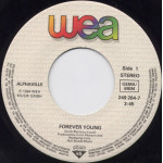 Alphaville - Forever Young (7", 45 RPM) 1984 Avrupa