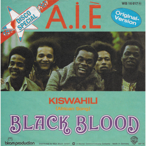 Black Blood – A.I.È (7", 45 RPM) 1975 Germany