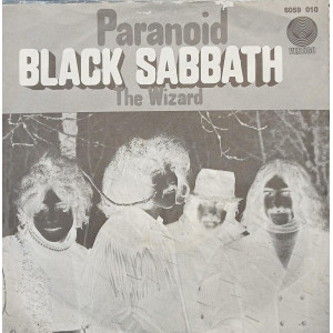 Black Sabbath – Paranoid (7", 45 RPM, Single) 1970 Germany