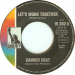 Canned Heat – Let's Work Together / I'm Her Man (7", 45 RPM) 1969 Germany