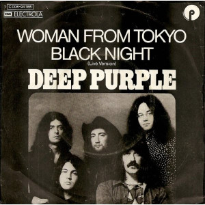 Deep Purple – Woman From Tokyo / Black Night (Live Version) (7", 45 RPM) 1973 Germany