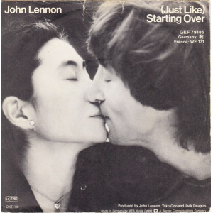 John Lennon – (Just Like) Starting Over (7", 45 RPM) 1980 Germany