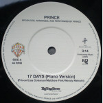 Prince – 17 Days / 1999 (7", 45 RPM) 2018 Germany, Austria, & Switzerland