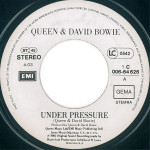 Queen & David Bowie – Under Pressure (7", 45 RPM) 1981 Germany