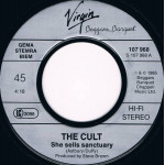 The Cult – She Sells Sanctuary (7", 45 RPM) 1985 Europe