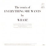 Wham! – Everything She Wants (Remix) (7", 45 RPM) 1984 Europe