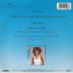 Whitney Houston – I Wanna Dance With Somebody (Who Loves Me) (7", 45 RPM) 1987 Europe