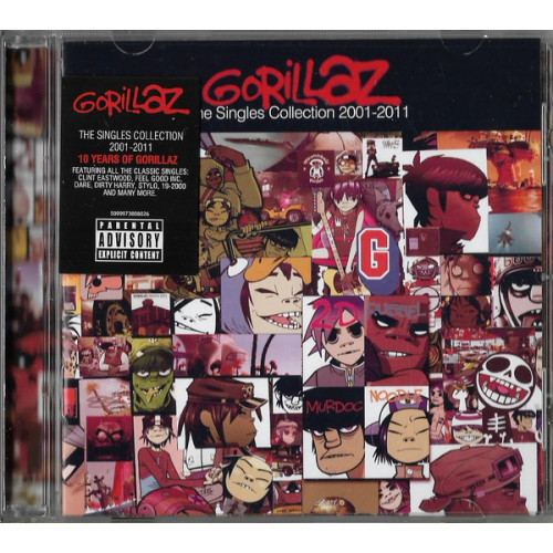 Gorillaz – The Singles Collection 2001-2011 (CD Album) EU