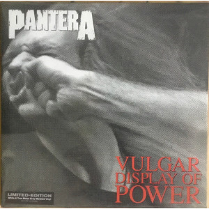 Pantera – Vulgar Display Of Power (LP)White & True Metal Grey Marbled