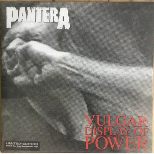 Pantera – Vulgar Display Of Power (LP)White & True Metal Grey Marbled Pantera – Vulgar Display Of Power (LP)White & True Metal Grey Marbled