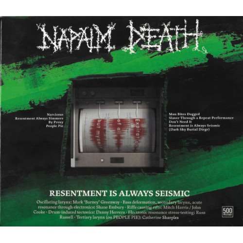 Napalm Death – Resentment Is Always Seismic – A Final Throw Of Throes (CD) Napalm Death – Resentment Is Always Seismic – A Final Throw Of Throes (CD)
