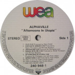 Alphaville – Afternoons In Utopia (LP, Album) 1986 Europe