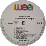 Alphaville – Afternoons In Utopia (LP, Album) 1986 Europe