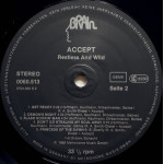 Accept – Restless And Wild [ LP, Album ] 1982 Germany