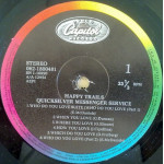 Quicksilver Messenger Service – Happy Trails (LP, Album) 1986 Greece