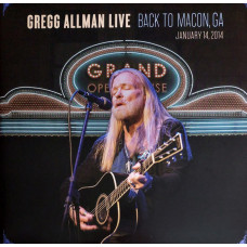 Gregg Allman – Live | Back To Macon, GA [ 2 x LP, Album ] 2015 Europe