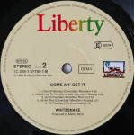 Whitesnake – Come An' Get It [ LP, Album ] 1981 Germany  1C 038-1577591