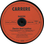 Saxon – Denim And Leather [ LP, Album ] 1981 Germany