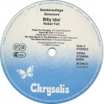 Billy Idol – Rebel Yell (LP, Album) 1984 Europe