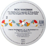 Rick Wakeman – The Myths And Legends Of King Arthur And The Knights Of The Round Table [ LP, Album ] 1986 Germany