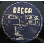 Camel - A Live Record (2 LP) 1978 Netherlands