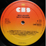 Mick Jagger – She's The Boss [ LP, Album ] 1985 Europe