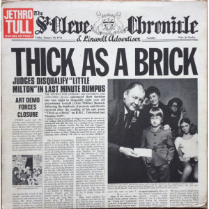 Jethro Tull – Thick As A Brick [ LP, Album ] 1972 UK