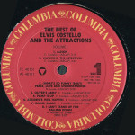 Elvis Costello And The Attractions – The Best Of Attractions (LP, Compilation) 1985 USA