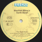 Manfred Mann's Earth Band – The Good Earth (LP) Dönem Almanya