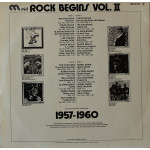 Various – Rock Begins Vol.Il 1957-1960 (2 LP) 1972 Germany
