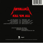 Metallica – Kill 'Em All (CD, Album) 2016 Europe, SIFIR