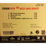 The Miles Davis Quintet – Cookin' With The Miles Davis Quintet (CD, Digipak) 1998 Avrupa