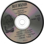 Bruce Dickinson - Tattooed Millionaire (CD) 1990 USA Baskı