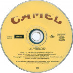 Camel – A Live Record (2 X CD) 2002 UK & Europe, SIFIR