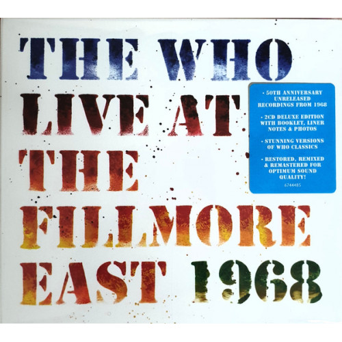 The Who – Live At The Fillmore East 1968 (2 CD)