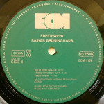 Rainer Brüninghaus – Freigeweht [ LP, Album ] 1981 ECM ,	Germany