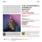 The Cannonball Adderley Quintet – At The Lighthouse (Sıfır) 2018 Coloured LP