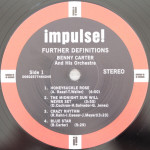Benny Carter And His Orchestra – Further Definitions (LP) 2019 Avrupa, SIFIR