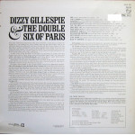 Dizzy Gillespie & The Double Six Of Paris – Dizzy Gillespie And The Double Six Of Paris (LP) 1981 France