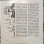 The Dizzy Gillespie Big Band – Carnegie Hall Concert - Recorded Live (LP) Scandinavia Pressing