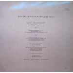 Jan Garbarek Group – It's OK To Listen To The Gray Voice (LP) 1985 Germany