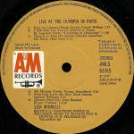 Liza Minnelli – Live At The Olympia In Paris (LP) 1972 UK