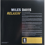 MILES DAVIS - Relaxin' (LP) 2019 Avrupa, SIFIR