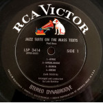Paul Horn ‎– Jazz Suite On The Mass Texts (Plak) 1965 USA Baskı