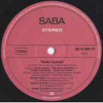 Stuff Smith / Stephane Grappelly / Svend Asmussen / Jean-Luc Ponty ‎– Violin-Summit (Plak) 1967 Alman Baskı