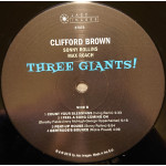Clifford Brown, Sonny Rollins, Max Roach – Three Giants! (Sıfır) 2018 LP