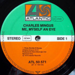 Charles Mingus – Me Myself An Eye (LP) 1979 Germany