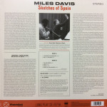 Miles Davis – Sketches Of Spain (Limited Edition LP) 2020 Avrupa, SIFIR