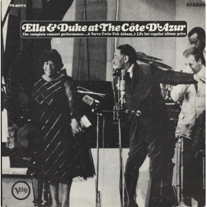 Ella Fitzgerald / Duke Ellington – Ella & Duke At The Côte D'Azur (2 X LP) Dönem Amerika
